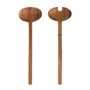 Wooden salad servers
